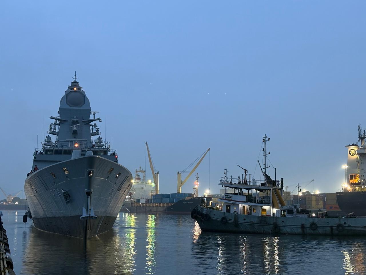 BON VOYAGE HIMGIRI, 1ST P17A ADVANCED FRIGATE_GRSE WISHES HER FAIR WINDS & FOLLOWING SEAS - Thumbnail